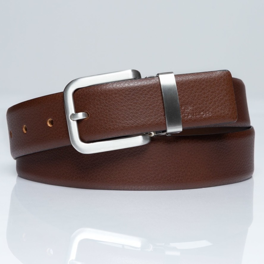 TOM TAILOR PASEK SKÓRZANY SOPO-TT293 680 35mm Ledergürtel