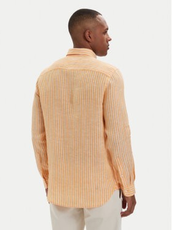 Tommy Hilfiger Koszula Bengal MW0MW42400 Pomarańczowy jasny Regular Fit