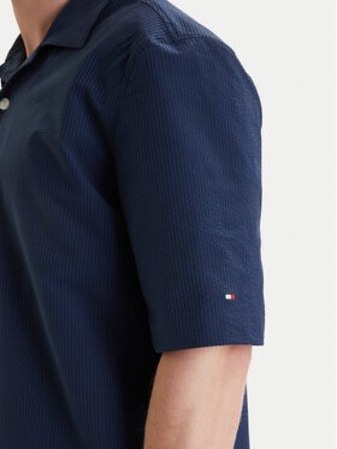 Tommy Hilfiger Koszula MW0MW42645 Granatowy Regular Fit