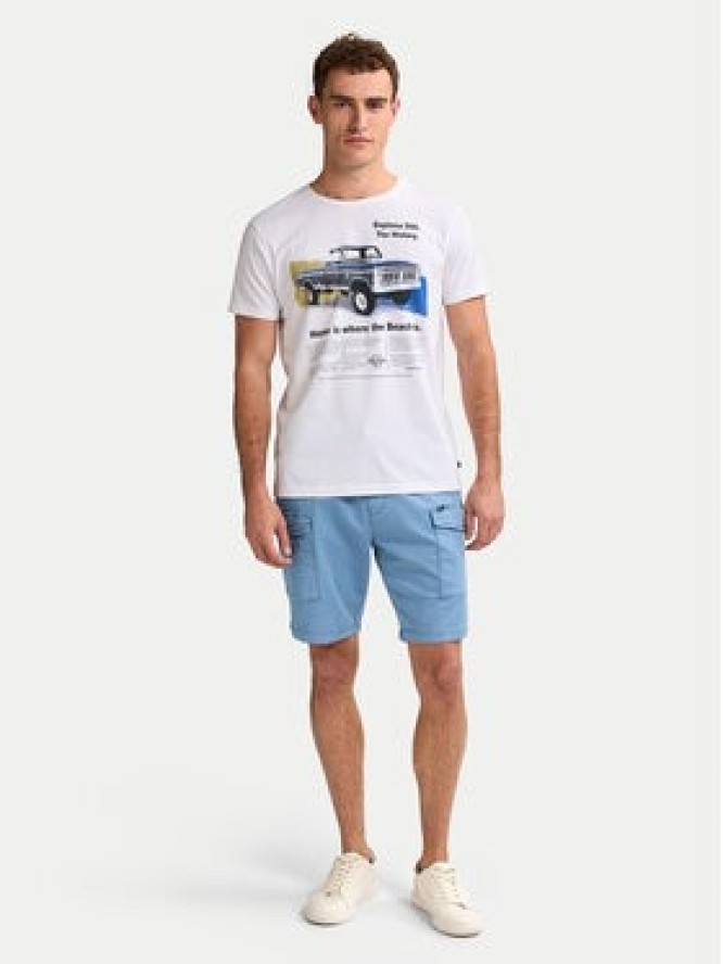 Petrol Industries T-Shirt M-1050-TSR604 Biały Regular Fit