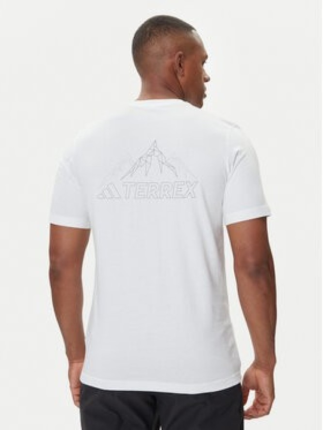 adidas T-Shirt Terrex Graphic JW3559 Biały Regular Fit
