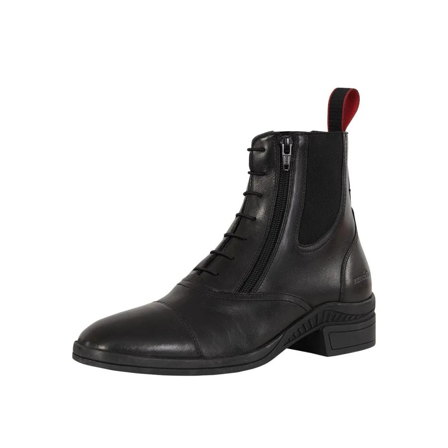 Buty jeździeckie z bocznym i sznurowanym zapięciem Premiere Vernon