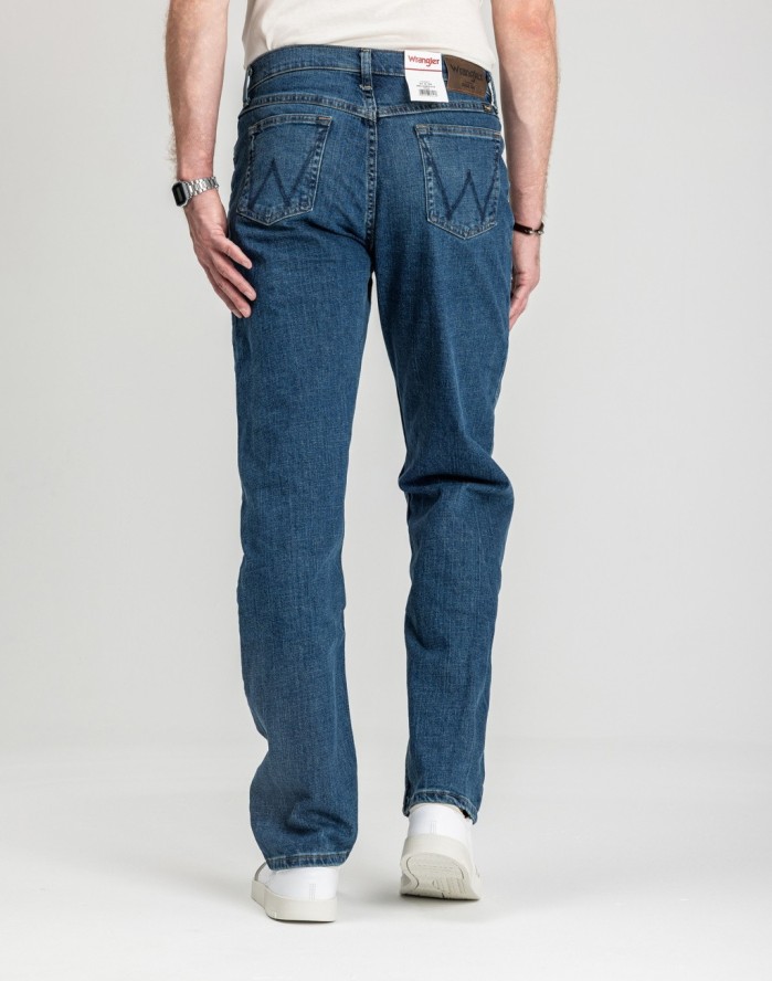 Męskie Spodnie Jeansowe Wrangler Relaxed Fit Knox 112352871