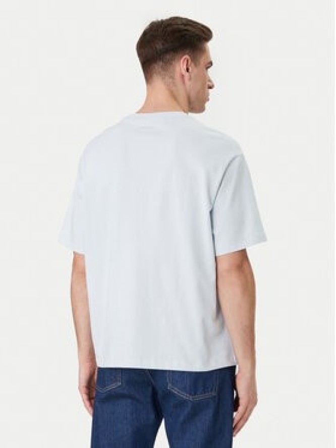 Calvin Klein T-Shirt Emblem Graphic LV14RF817G Błękitny Regular Fit