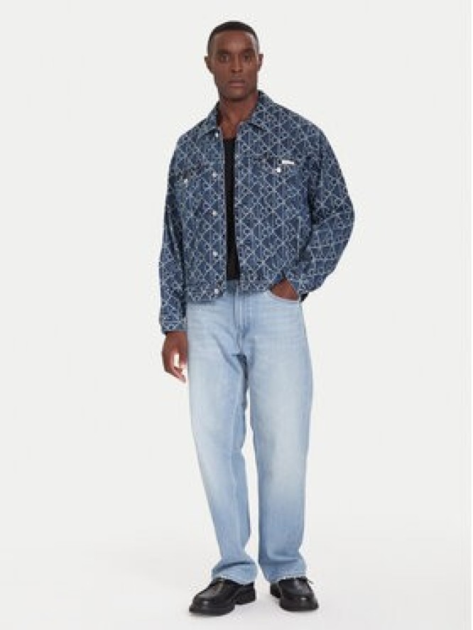 Calvin Klein Jeans Kurtka jeansowa LV04RD767G Niebieski Regular Fit