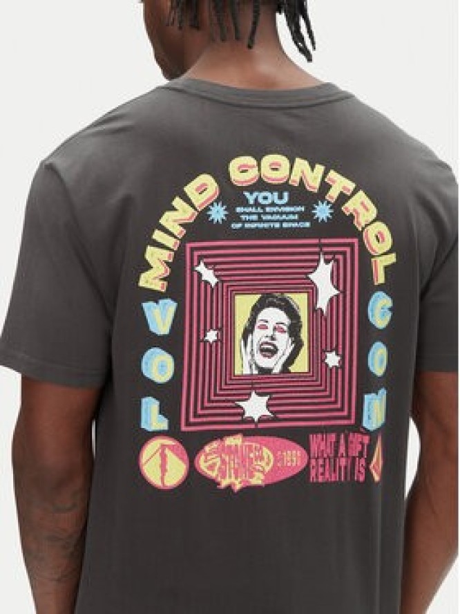 Volcom T-Shirt Space Thing A5212502 Szary Classic Fit