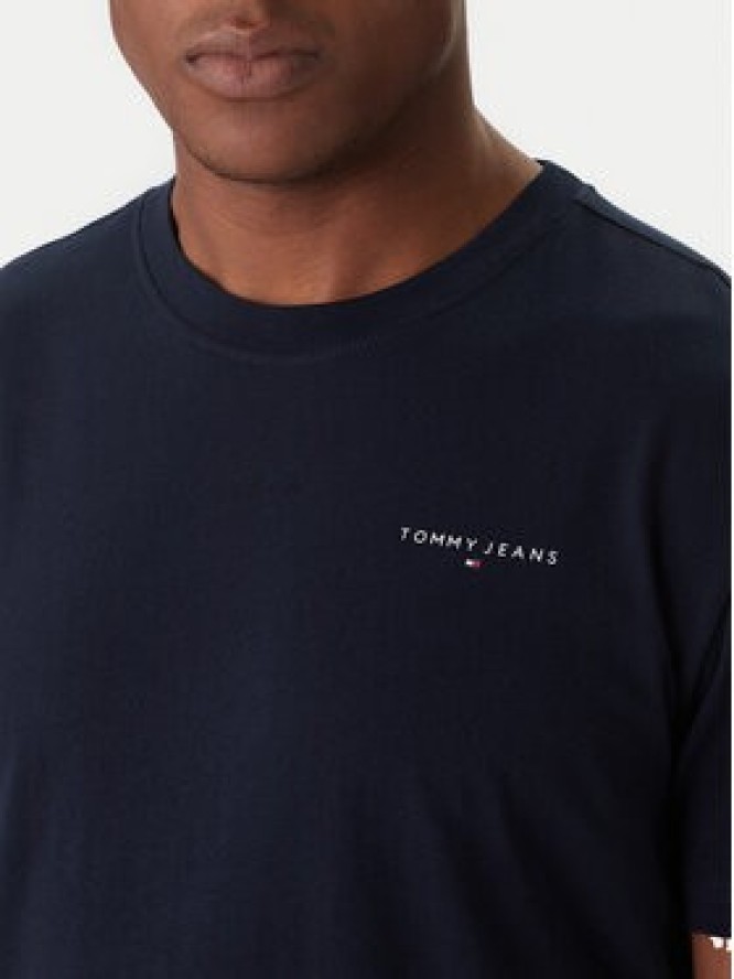 Tommy Jeans Komplet t-shirtów Linear DM0DM22316 Granatowy Slim Fit