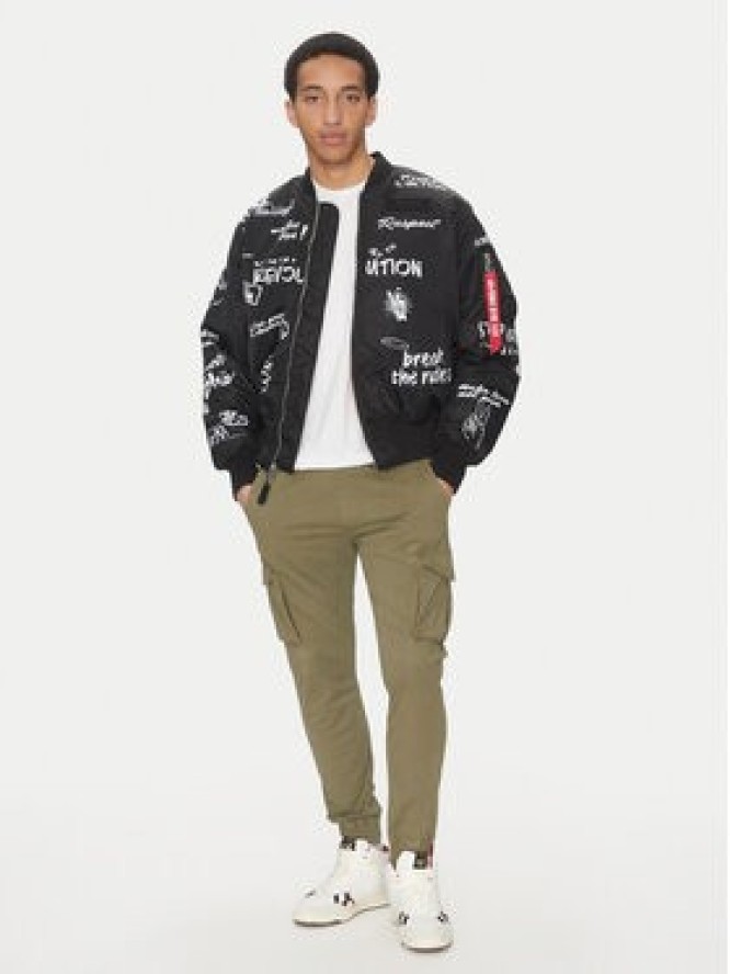 Alpha Industries Joggery Twill 116202 Zielony Regular Fit