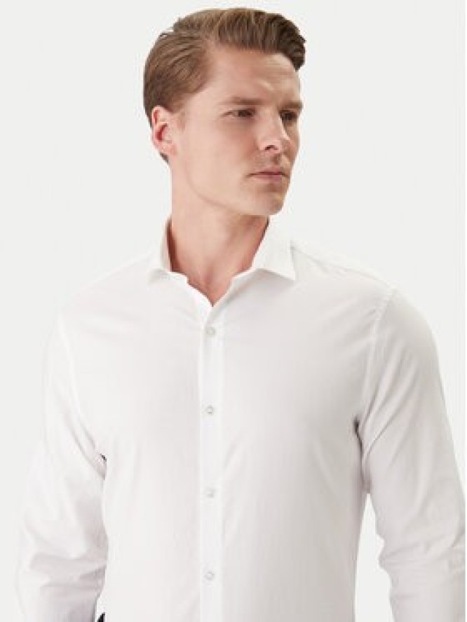 Calvin Klein Koszula LV019EU120 Biały Slim Fit