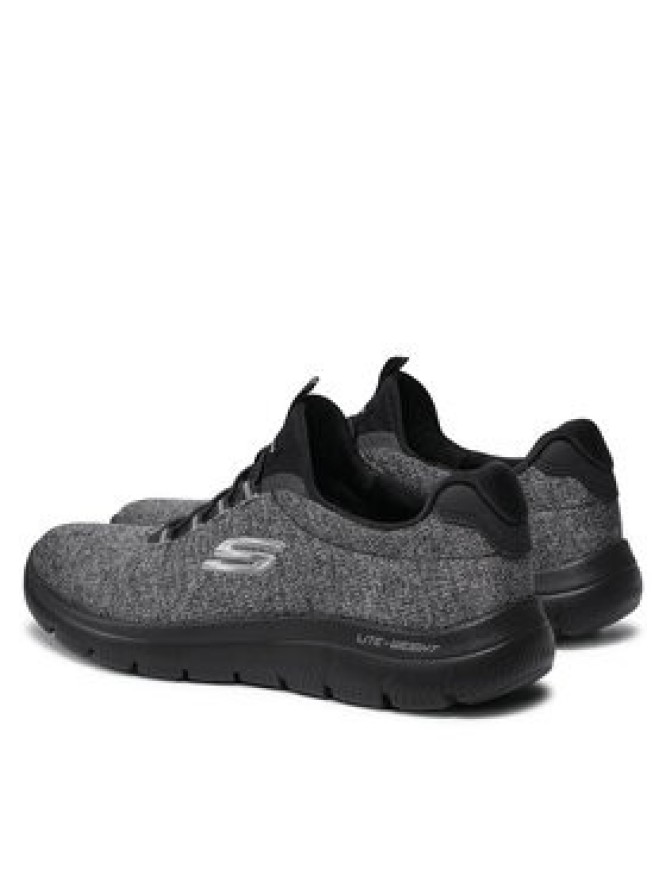 Skechers Sneakersy Forton 52813/BBK Szary