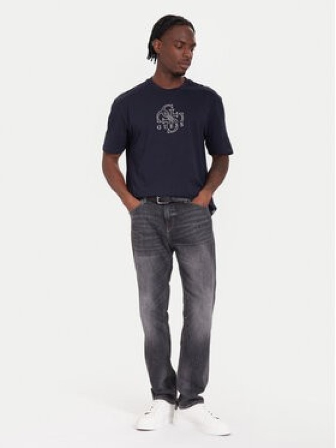 Guess T-Shirt M5BI76 I3Z14 Niebieski Relaxed Fit
