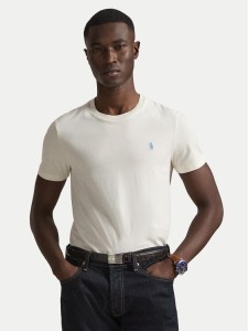 Polo Ralph Lauren T-Shirt 710671438524 Écru Slim Fit