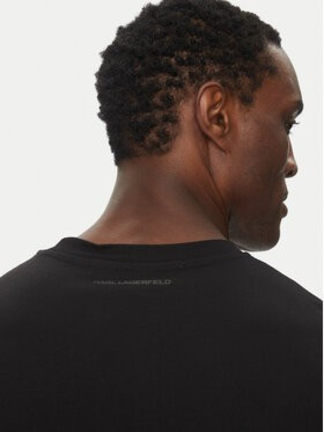 KARL LAGERFELD T-Shirt 755066 552241 Czarny Regular Fit