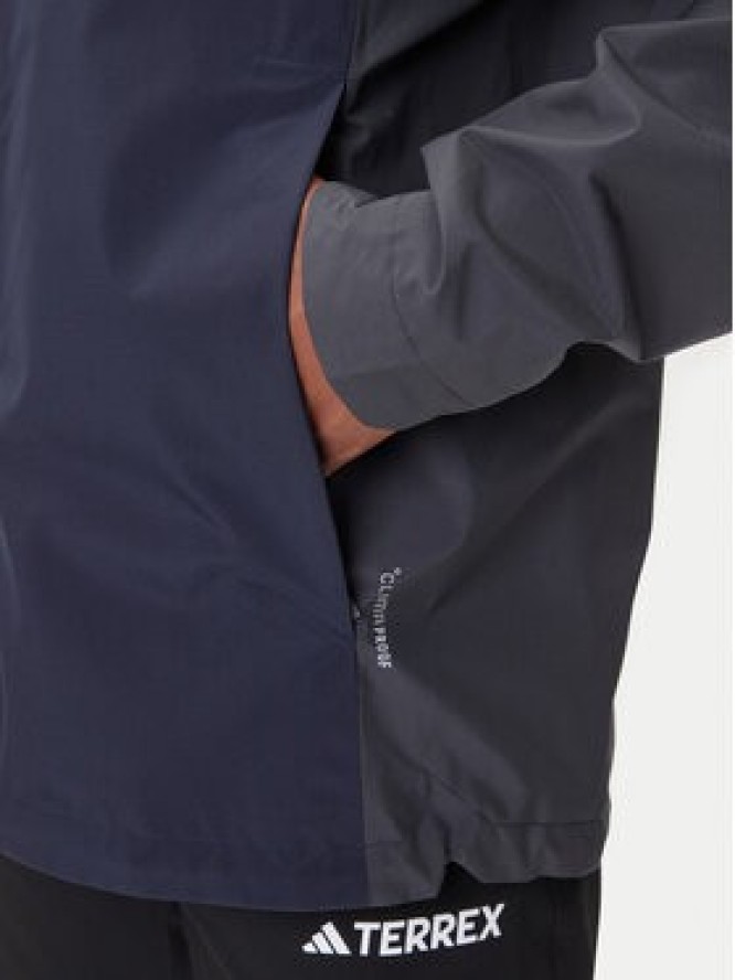 adidas Kurtka przeciwdeszczowa Nat Geo Climaproof KC2343 Granatowy Loose Fit