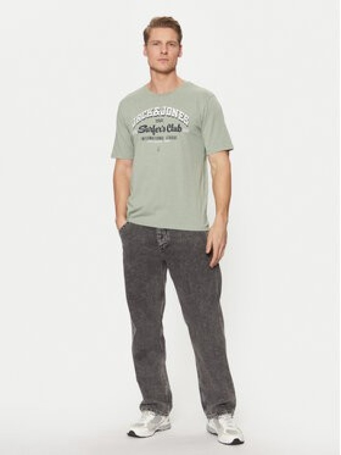 Jack & Jones T-Shirt Logo 12268267 Zielony Standard Fit