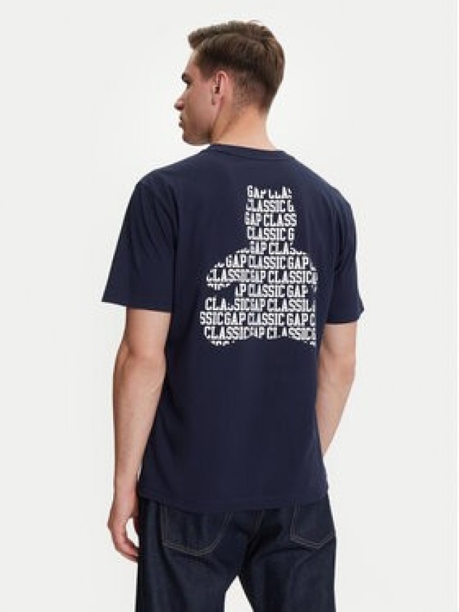 Gap T-Shirt 769029-03 Granatowy Regular Fit