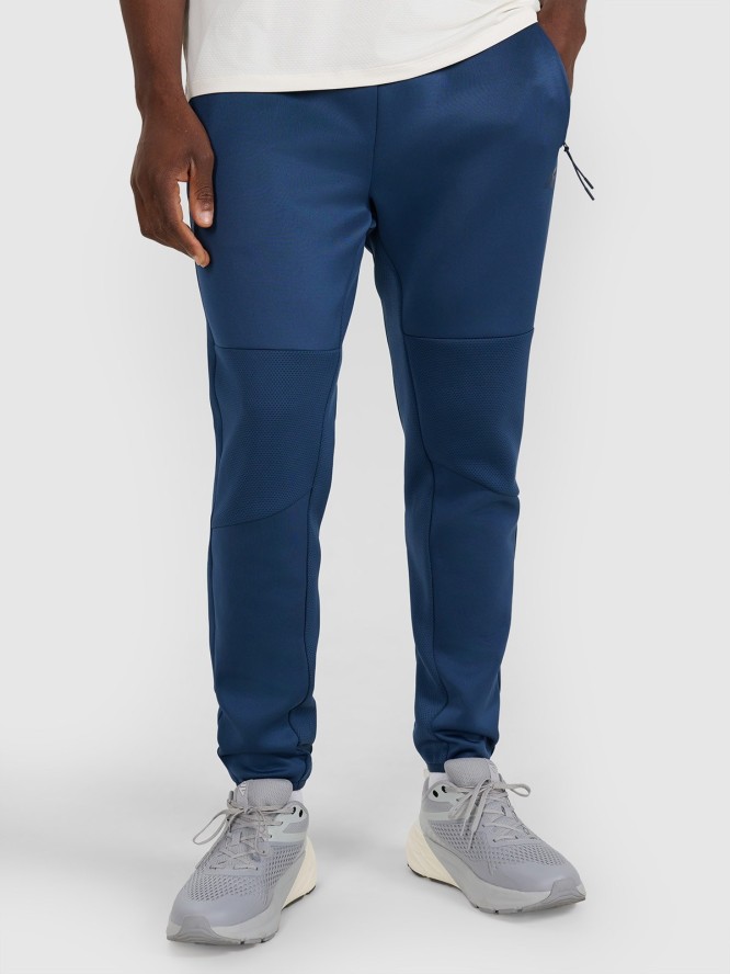 4F Spodnie treningowe szybkoschnące męskie - granatowe XXL
