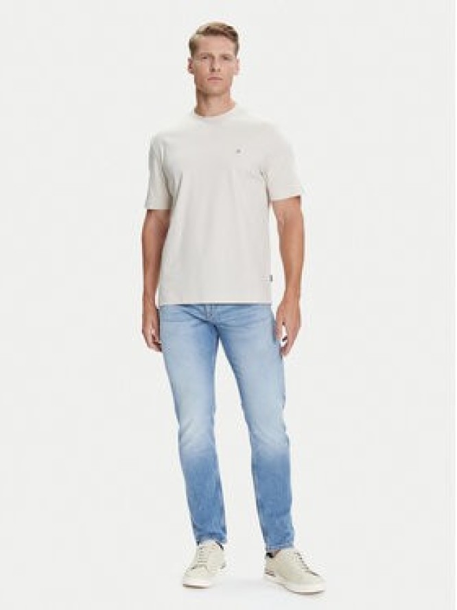 BOSS T-Shirt C-Taut 01 50520298 Beżowy Regular Fit