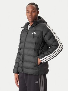 adidas Kurtka zimowa Essentials Climawarm 3-Stripes JM8355 Czarny Regular Fit