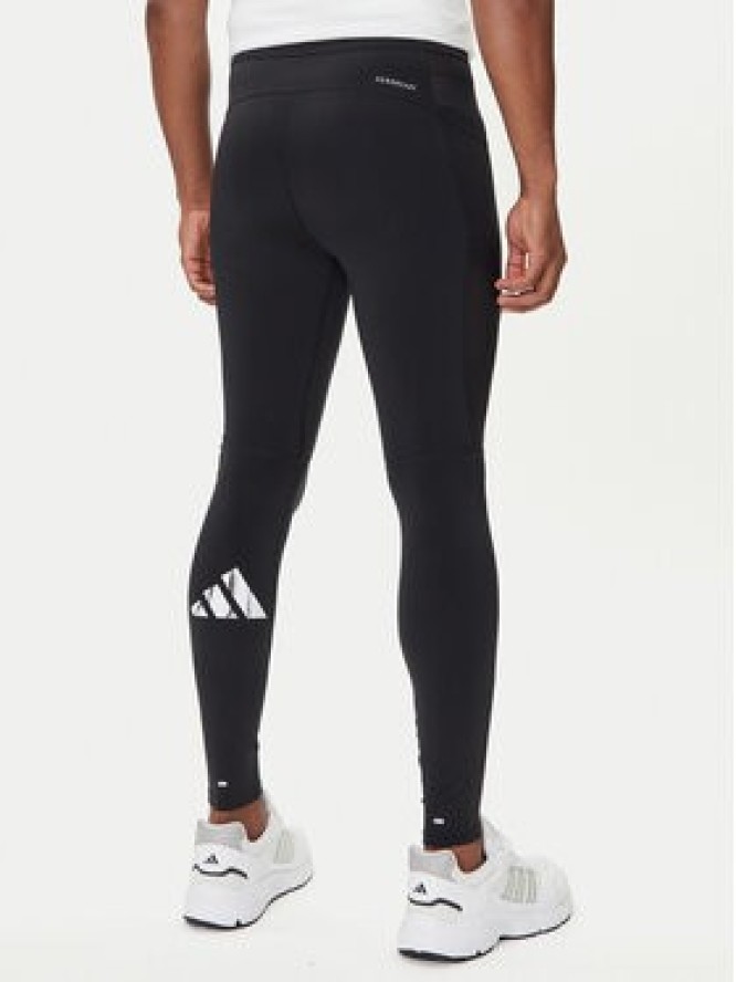 adidas Legginsy Run It LJY4615 Czarny Slim Fit
