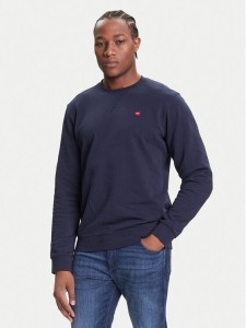 Wrangler Bluza Sign Off 112350534 Granatowy Regular Fit