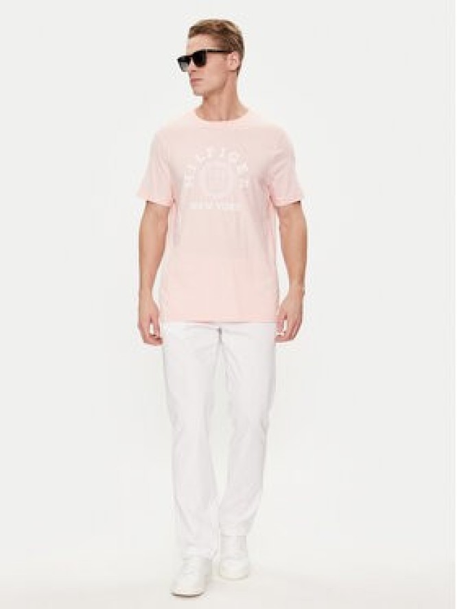 Tommy Hilfiger Chinosy Denton MW0MW25964 Biały Straight Fit