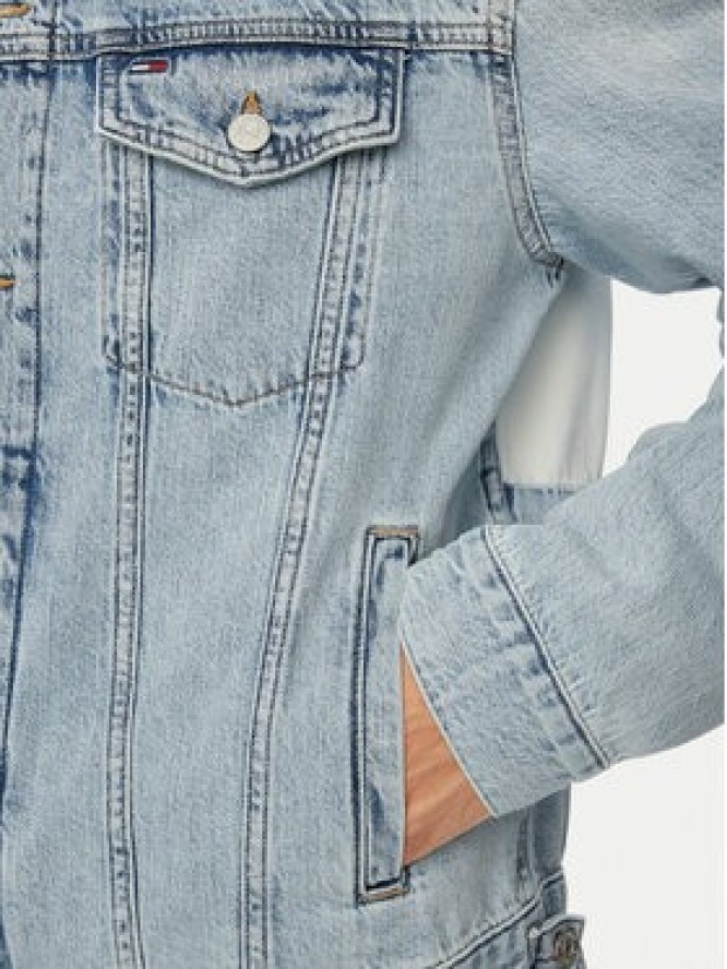 Tommy Jeans Kurtka jeansowa Ryan Jacket Rwb Cj6013 DM0DM23657 Niebieski jasny Regular Fit