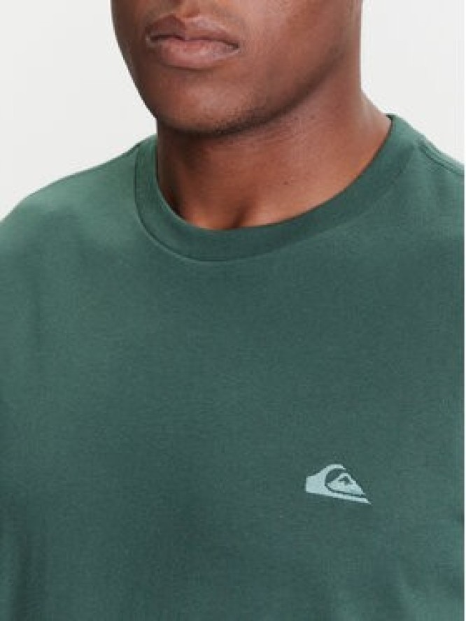 Quiksilver T-Shirt Salt Water Ss EQYZT08204 Zielony Regular Fit