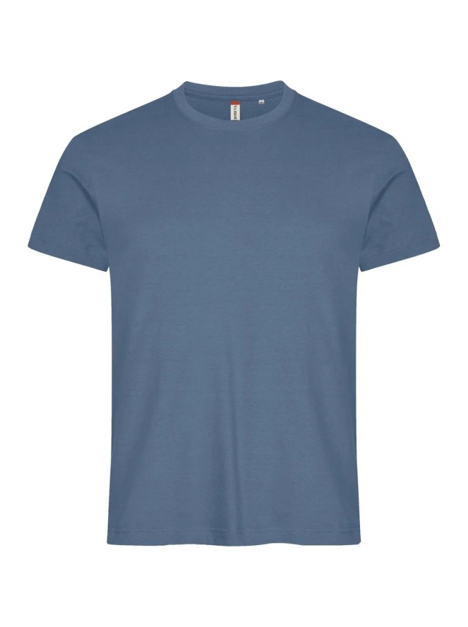 clique Basic-T T-shirt męski, dopasowany, bawełna – Steel Blue