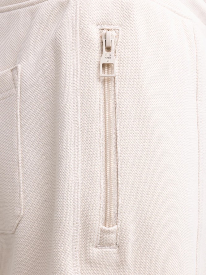 Szorty męskie dresowe kremowe Wladorsh 103/ Wlador 103