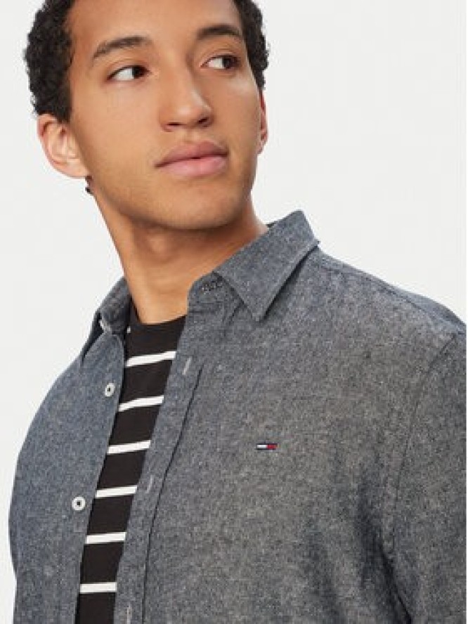 Tommy Jeans Koszula DM0DM22761 Granatowy Regular Fit