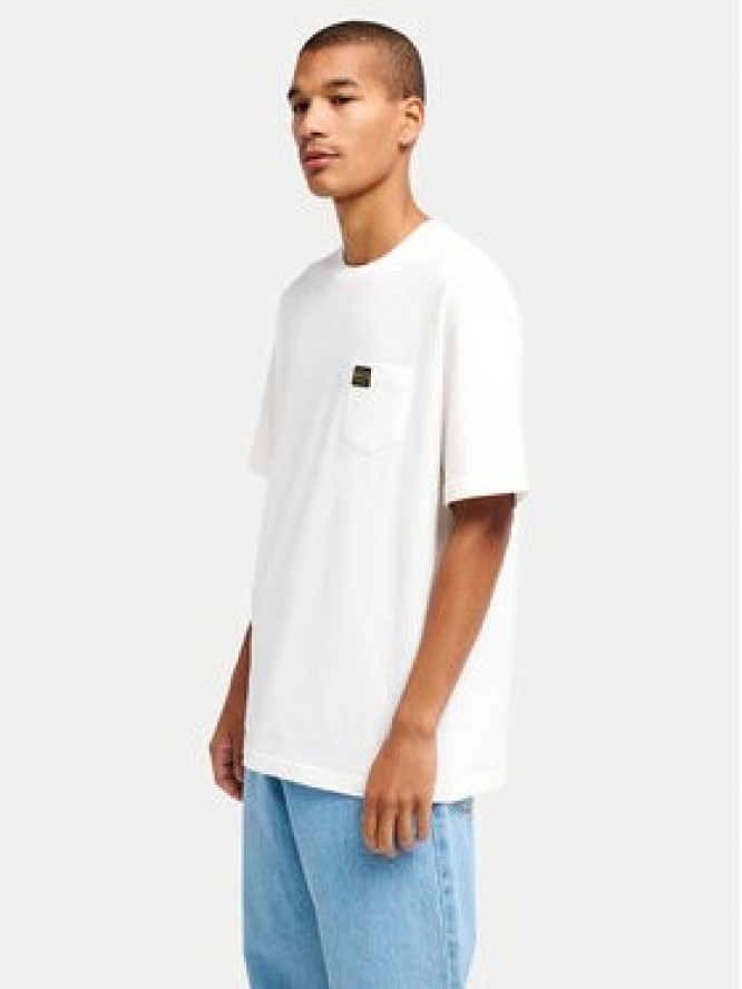 RVCA T-Shirt Americana Pocket EVYZT00127 Biały Relaxed Fit