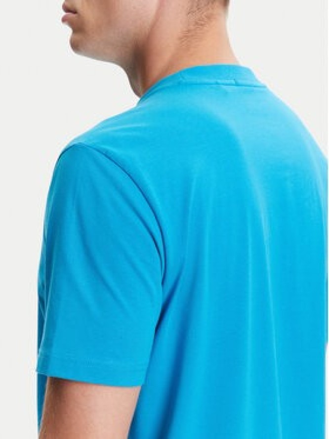 BOSS T-Shirt 50506373 Turkusowy Regular Fit