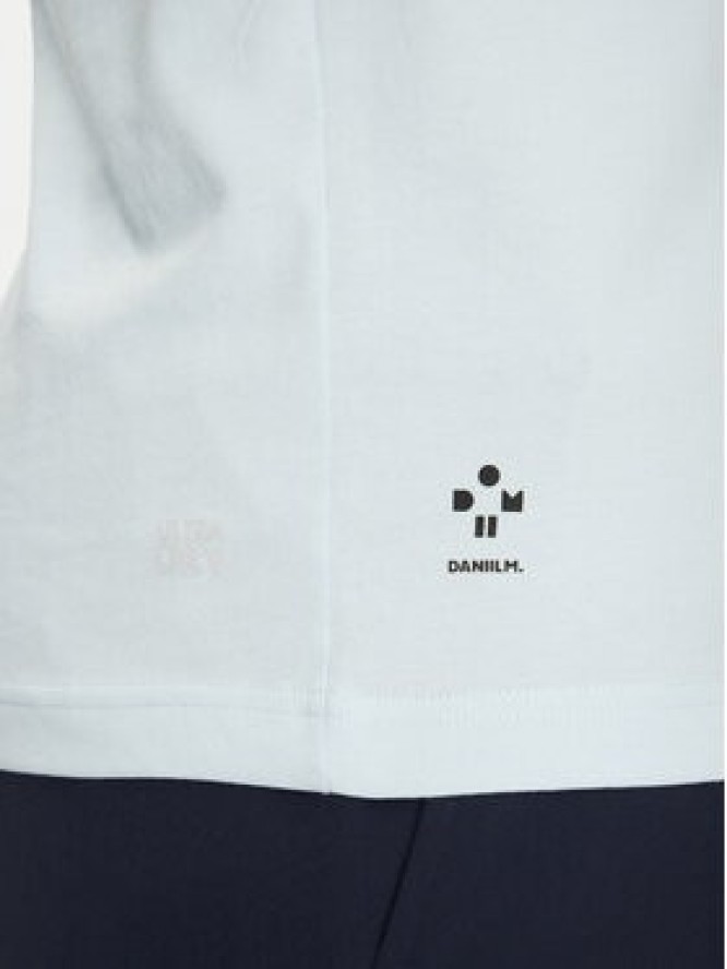 Lacoste T-Shirt TH8970 Błękitny Regular Fit