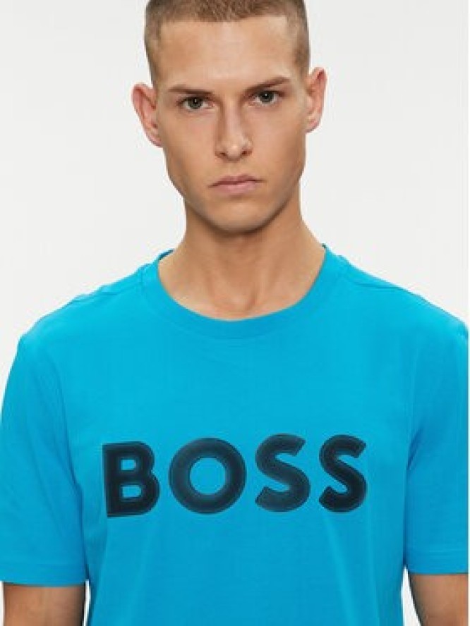 Boss T-Shirt 50512866 Niebieski Regular Fit