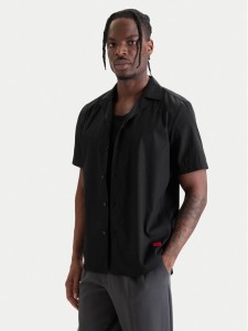HUGO Koszula Ellino 50560584 Czarny Relaxed Fit