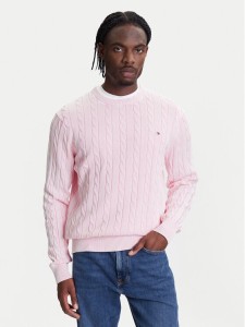 Tommy Hilfiger Sweter Classic MW0MW39524 Różowy Regular Fit