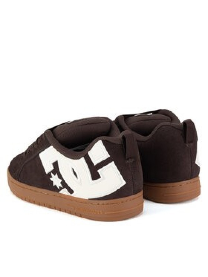 DC Shoes Sneakersy COURT GRAFFIK SE DC01665200 Brązowy