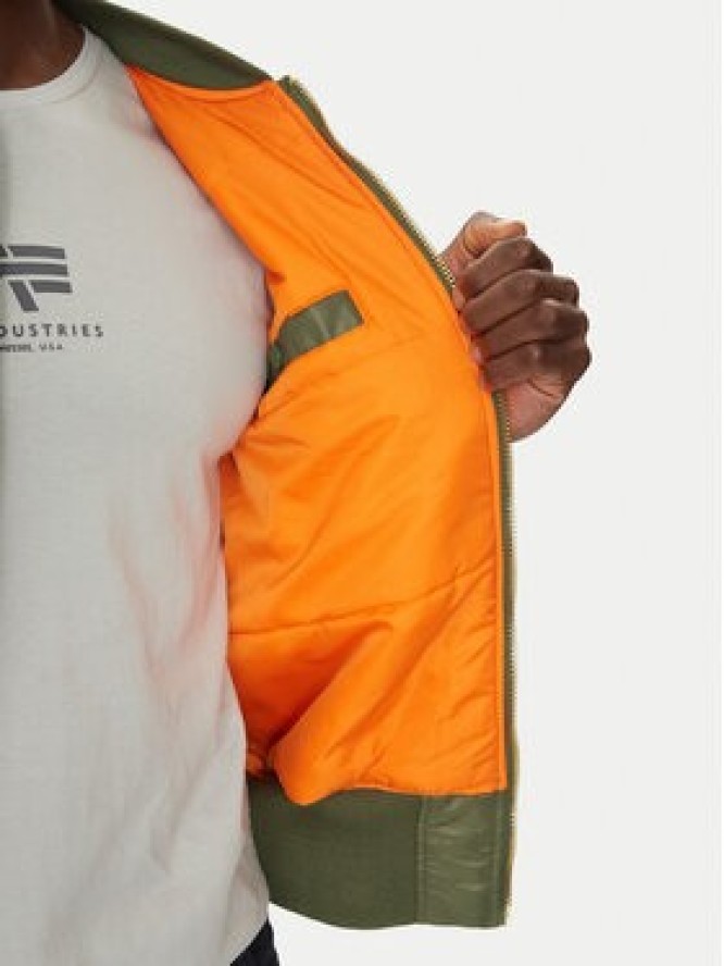 Alpha Industries Kurtka bomber MA-1 Peace 156136 Zielony Regular Fit
