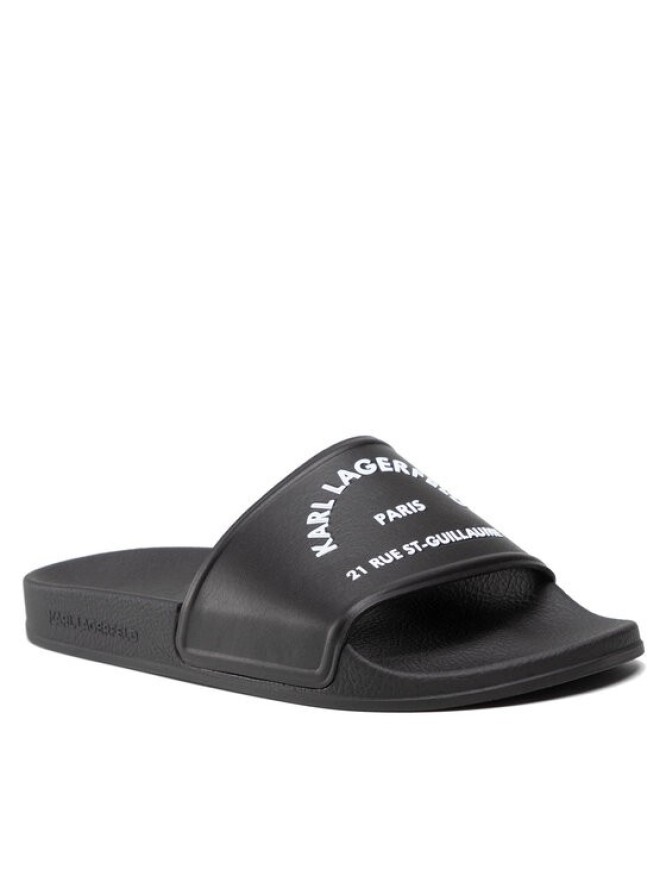 KARL LAGERFELD Klapki KL70008 Czarny