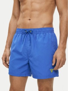 Guess Szorty kąpielowe F6GT25 WG282 SHORT Niebieski Regular Fit