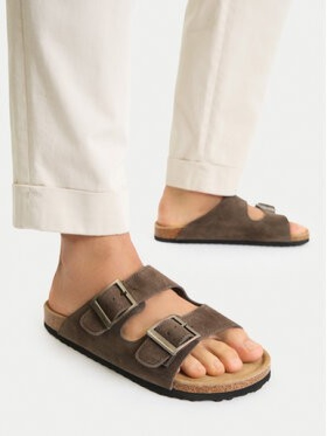 Go Soft Klapki EOHP-ALMELO-01 Brązowy