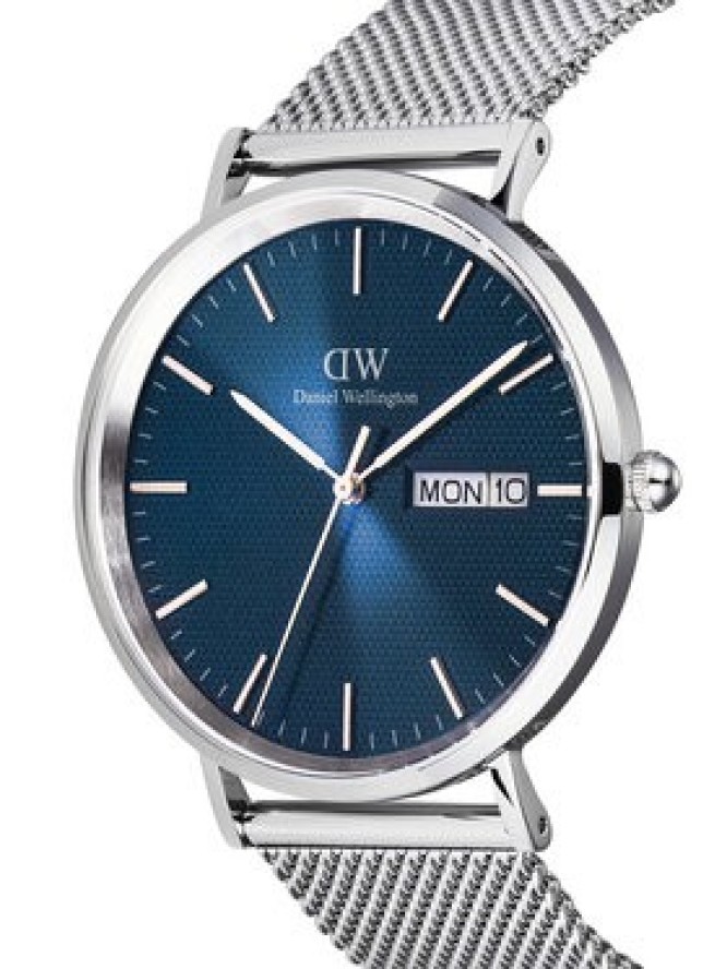 Daniel Wellington Zegarek Classic Day Display 40 DW00100833 Srebrny