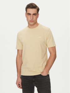 HUGO T-Shirt Dero222 50466158 Beżowy Regular Fit
