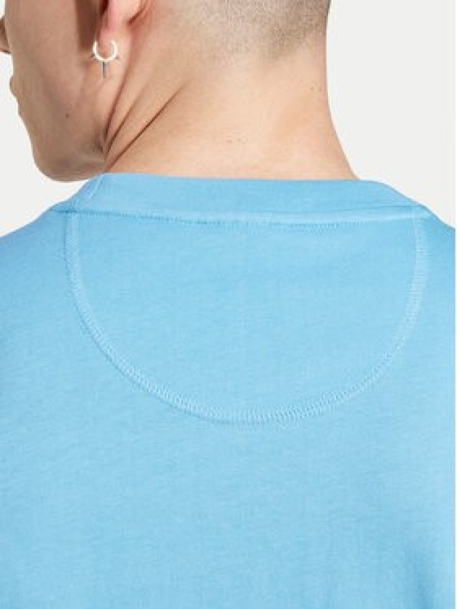 adidas T-Shirt Trefoil Essentials IZ2099 Błękitny Regular Fit