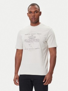 Napapijri T-Shirt S-Bald NP0A88SF Beżowy Regular Fit
