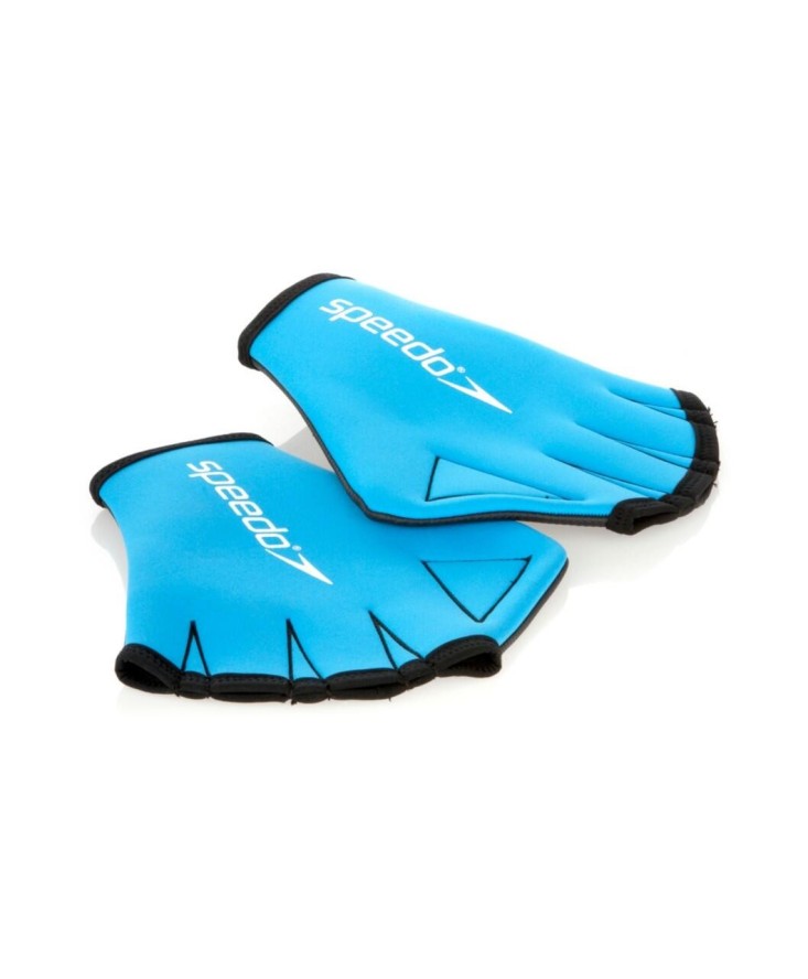 RĘKAWICE ŁAPKI NEOPRENOWE SPEEDO AQUA GLOVE Niebieskie roz M