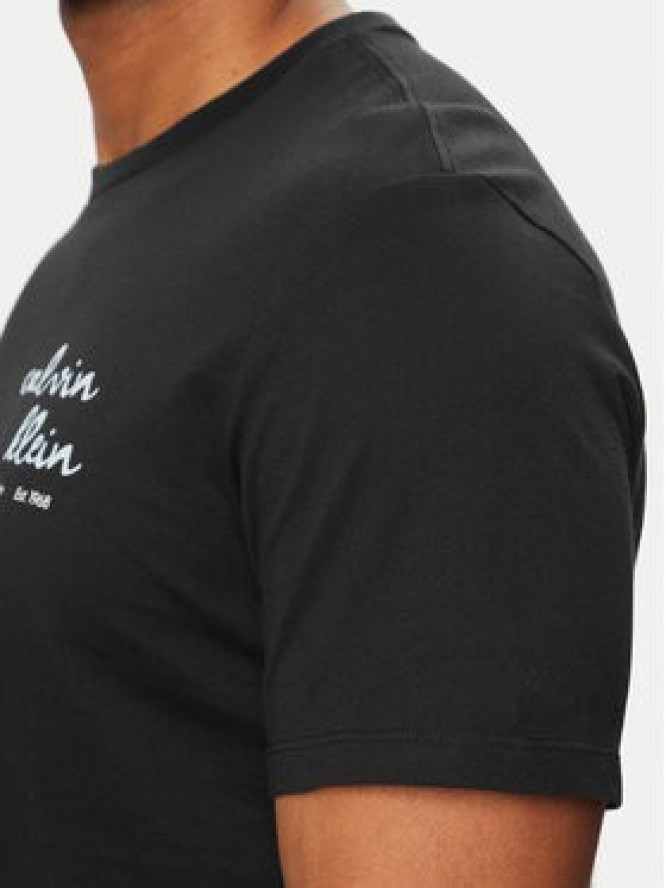 Calvin Klein Jeans T-Shirt LV04RG837G Czarny Regular Fit