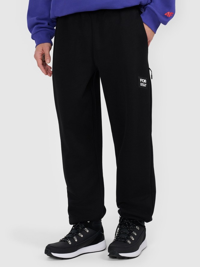 4F Spodnie dresowe męskie - czarne S