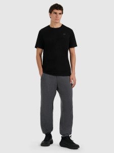 4F Spodnie dresowe joggery męskie - szare M